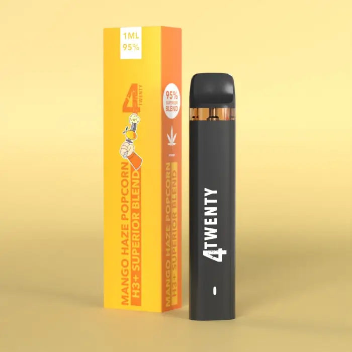 4Twenty H3 Superior Blend Vape - Mango Haze Popcorn 1ml