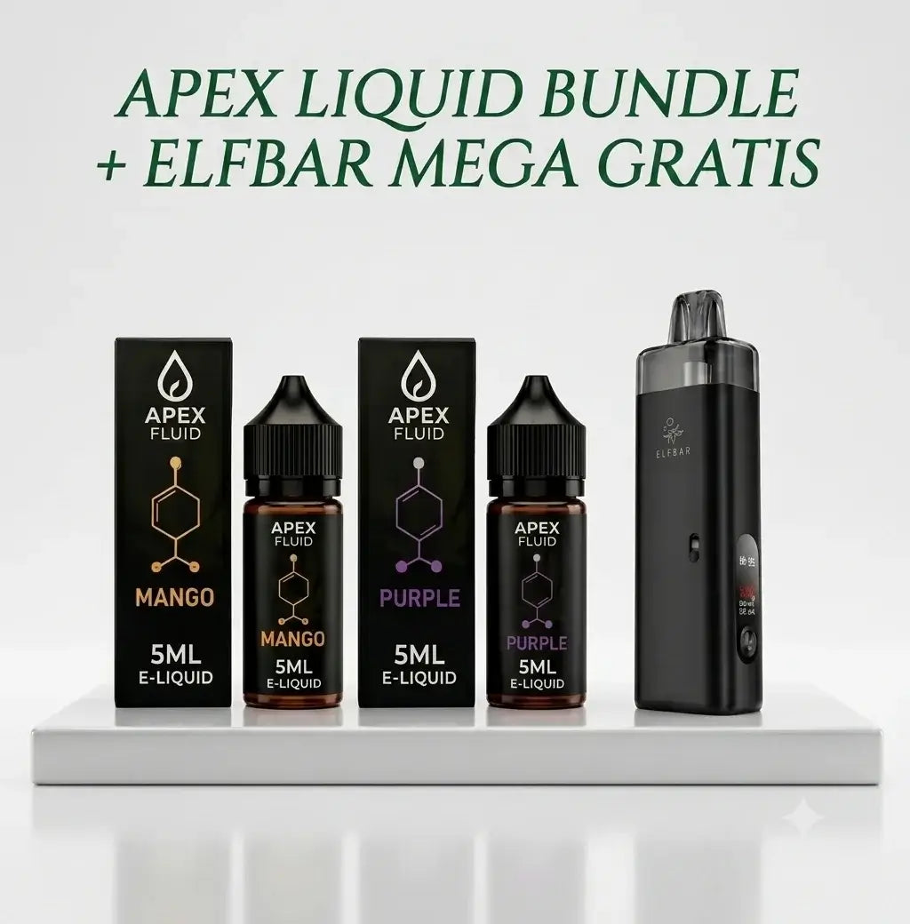 APEX Liquid Bundle + Elfbar Mega GRATIS