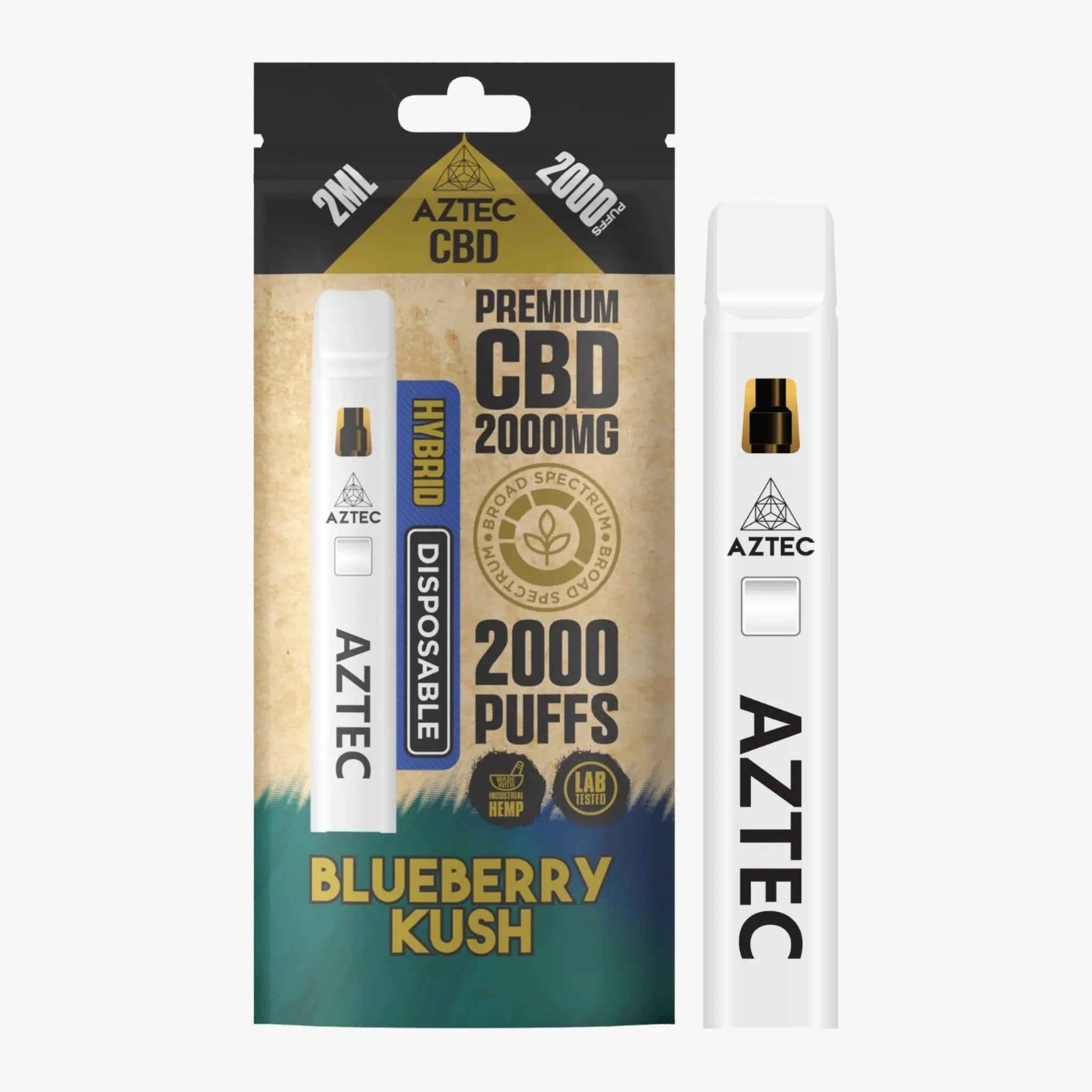 Aztec CBD Vapes - Blueberry Kush 2ml