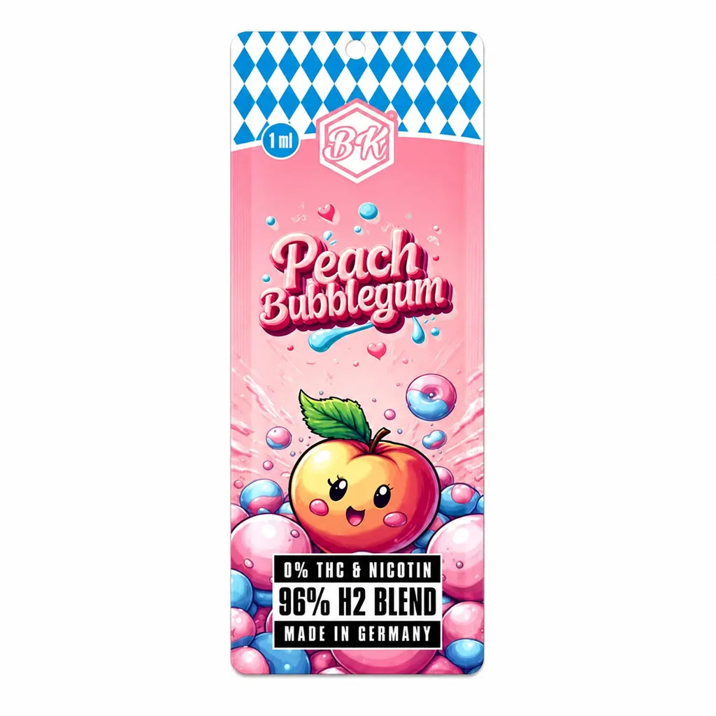 Bavarian Krauts H2 Blend Vape - Peach Bubblegum 1ml AKTION Bavarian Krauts H2 Blend Vape - Peach Bubblegum 1ml AKTION
