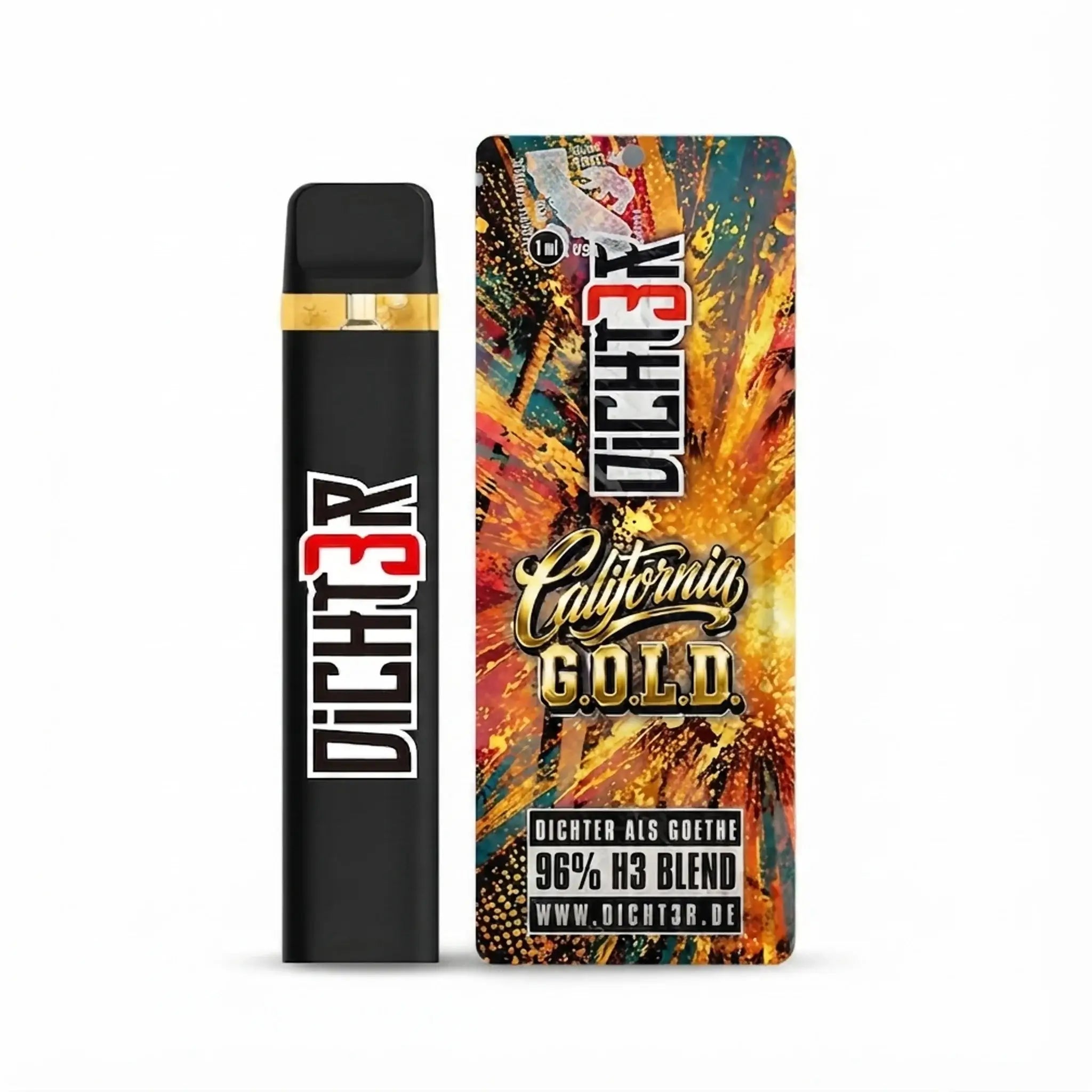 Dicht3r H3 Superior Vapes 96% Blend - California G.O.L.D. 1ml