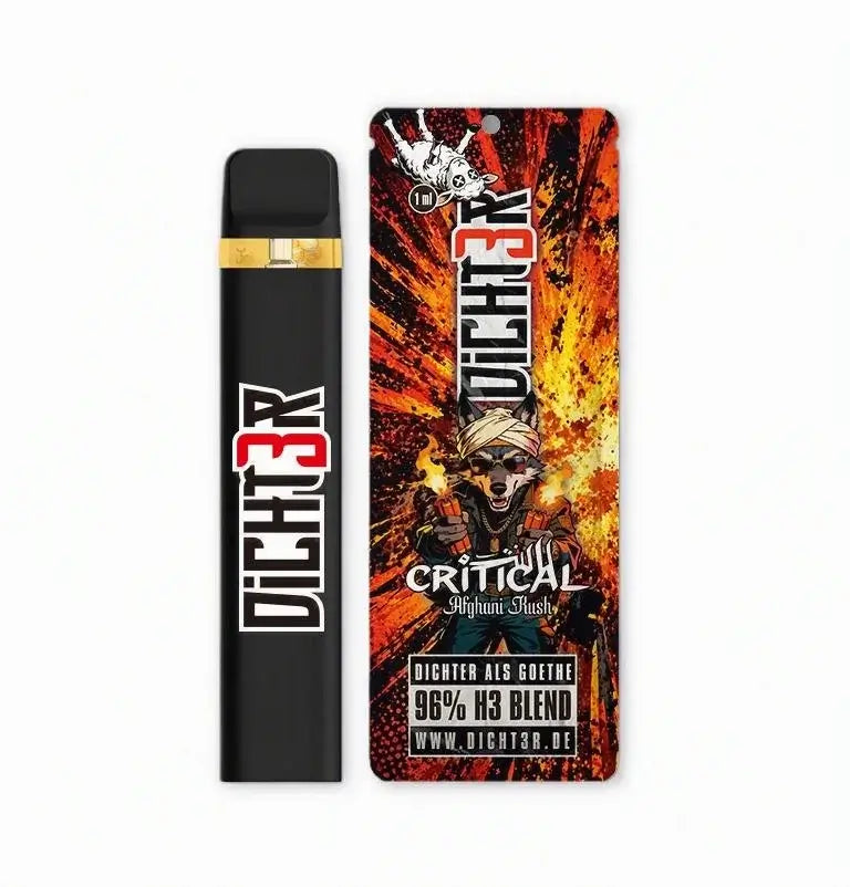 Dichter H3 Superior Vapes 96% Blend - Critical Afghani Kush 1ml