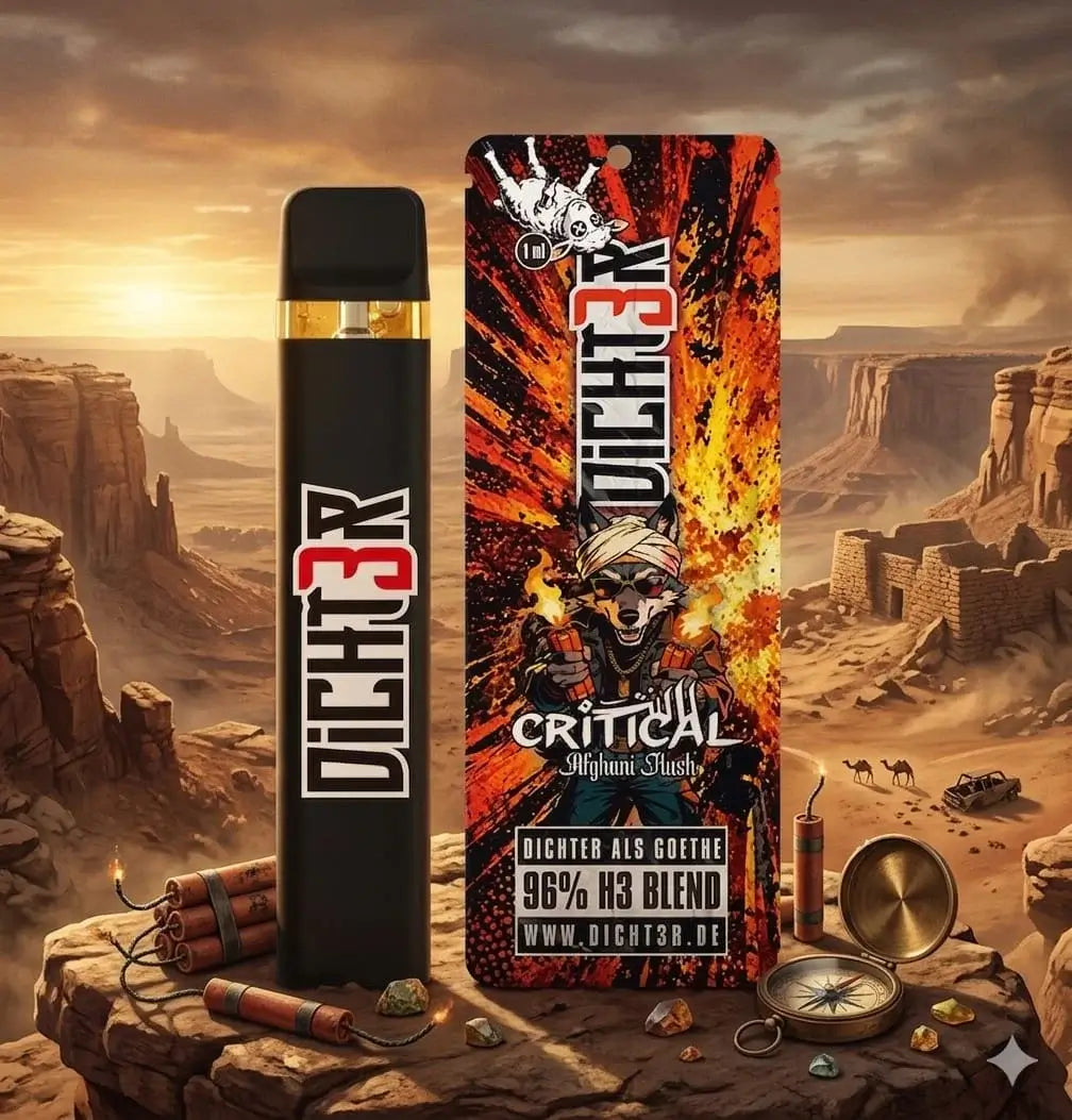 Dichter H3 Superior Vapes 96% Blend - Critical Afghani Kush 1ml