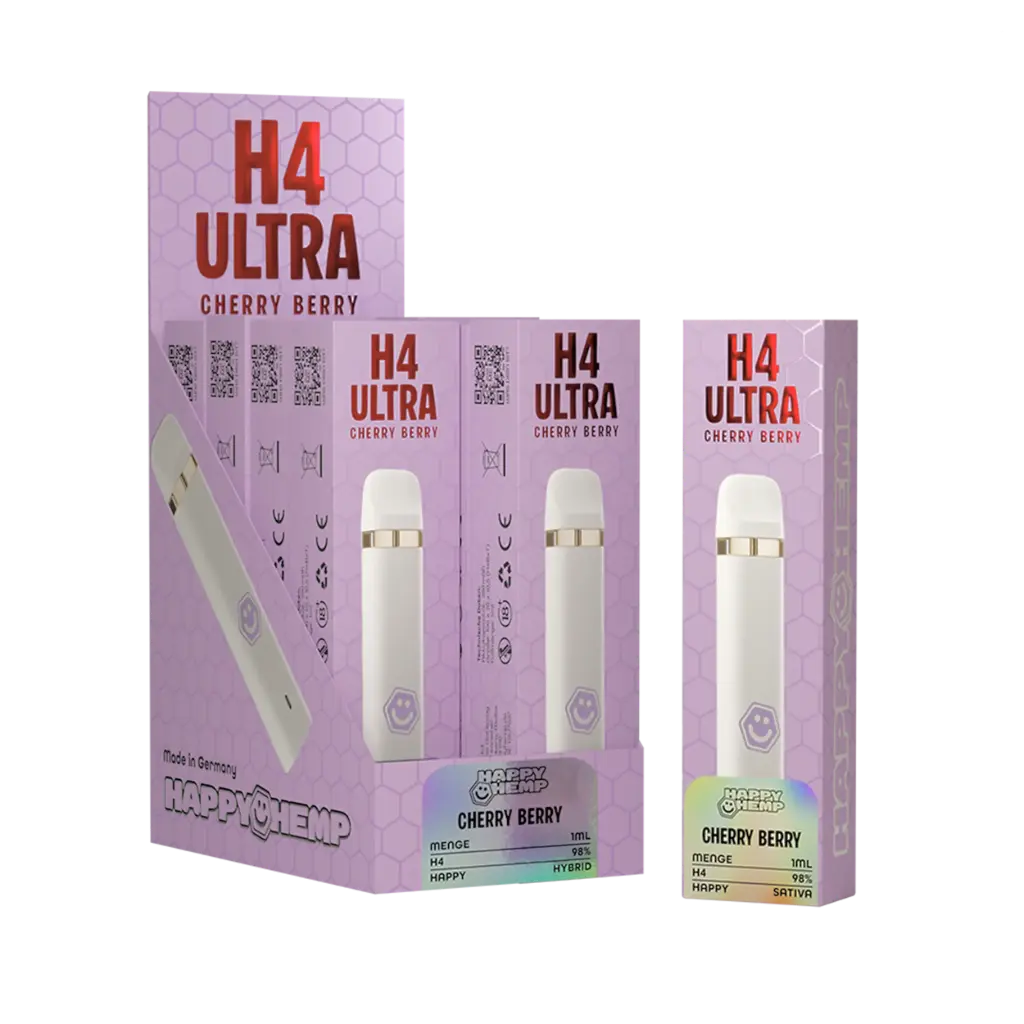 Happy Hemp - H4 Ultra Vape - Cherry Berry