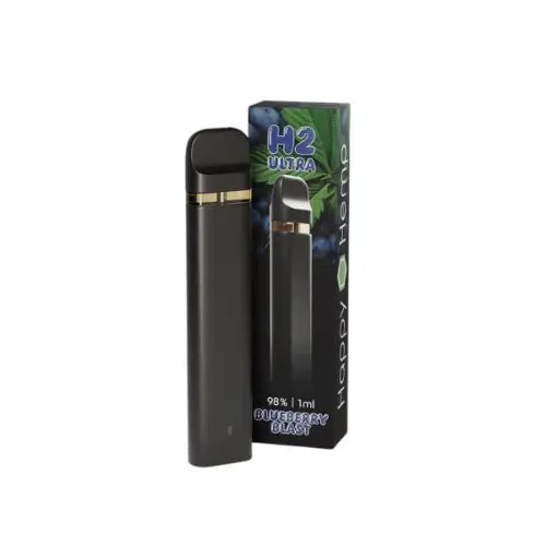 Happy Hemp H2 Ultra Einweg Vape 98% - Blueberry Blast