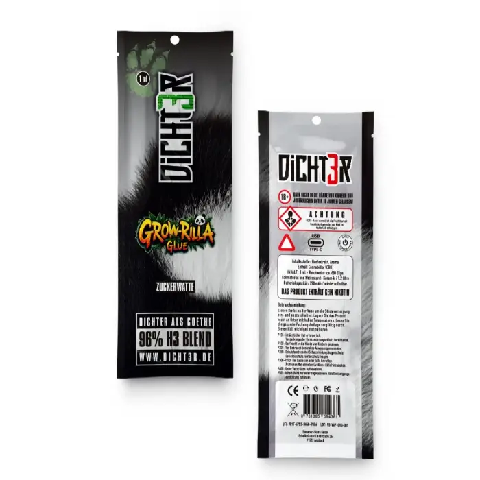 Dicht3r H3 Superior Vapes 96% Blend Grow-Rilla Glue AKTION