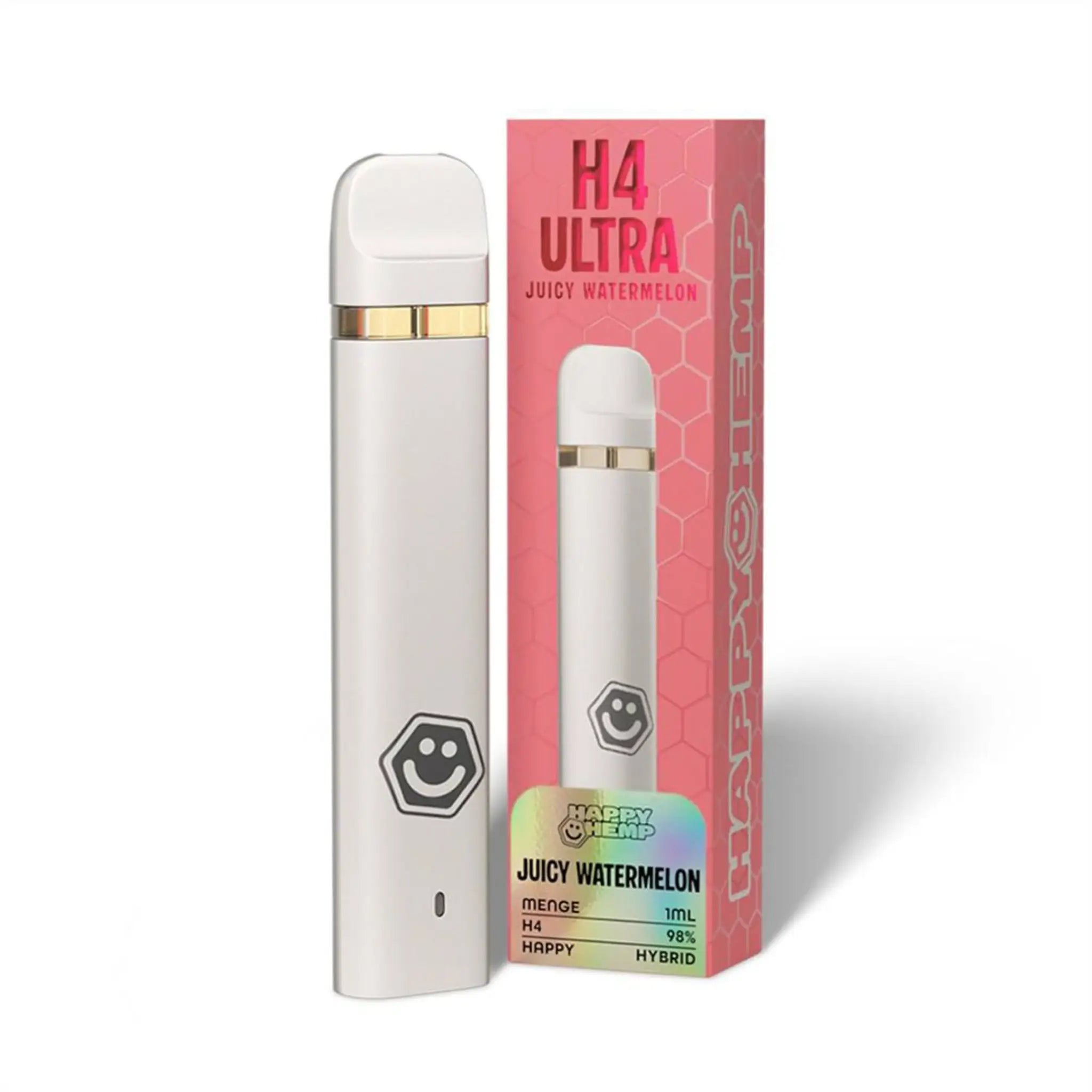 happy hemp h4 ultra vape juicy watermelon 1ml
