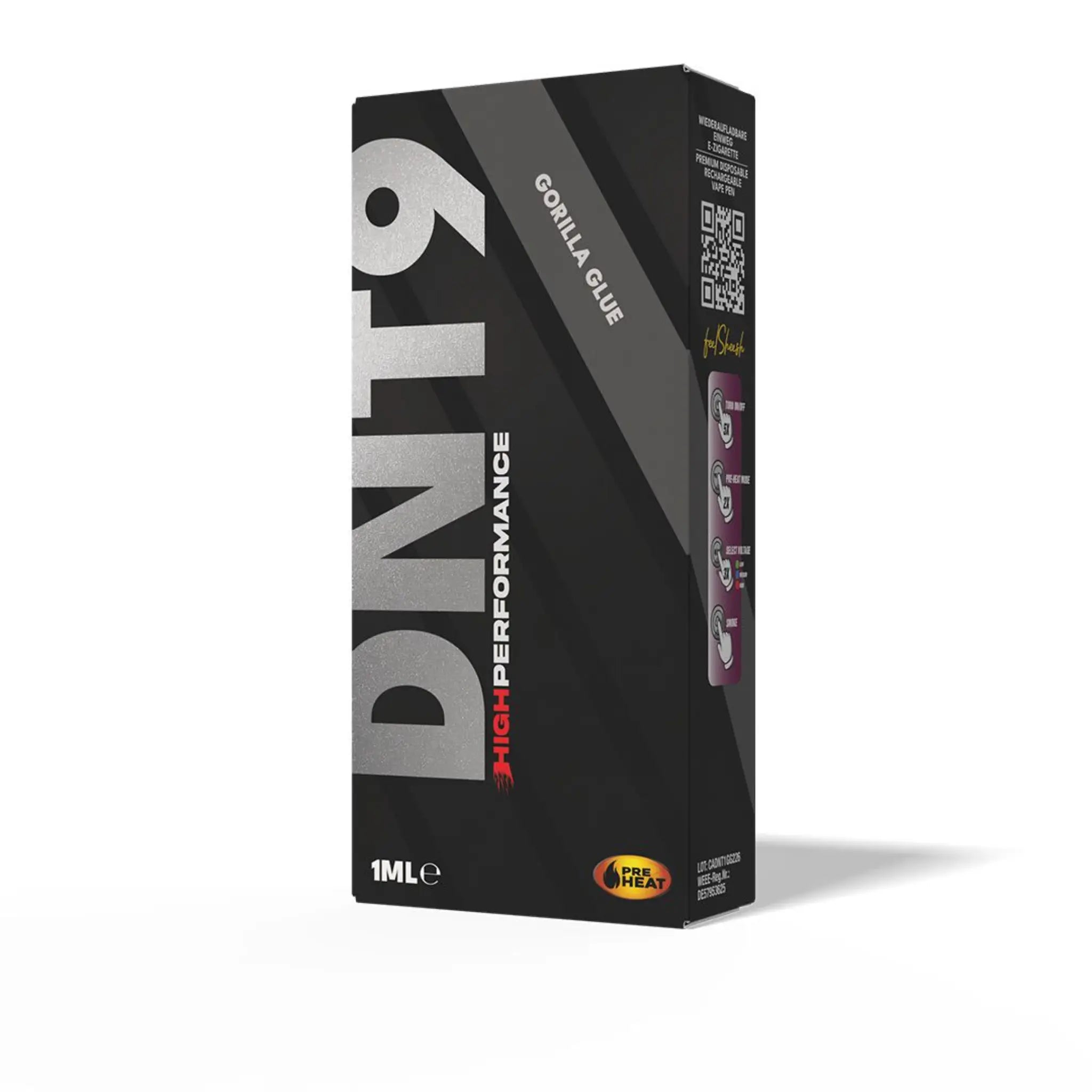 High Performance - DNT-9 Vape Gorilla Glue 1ml