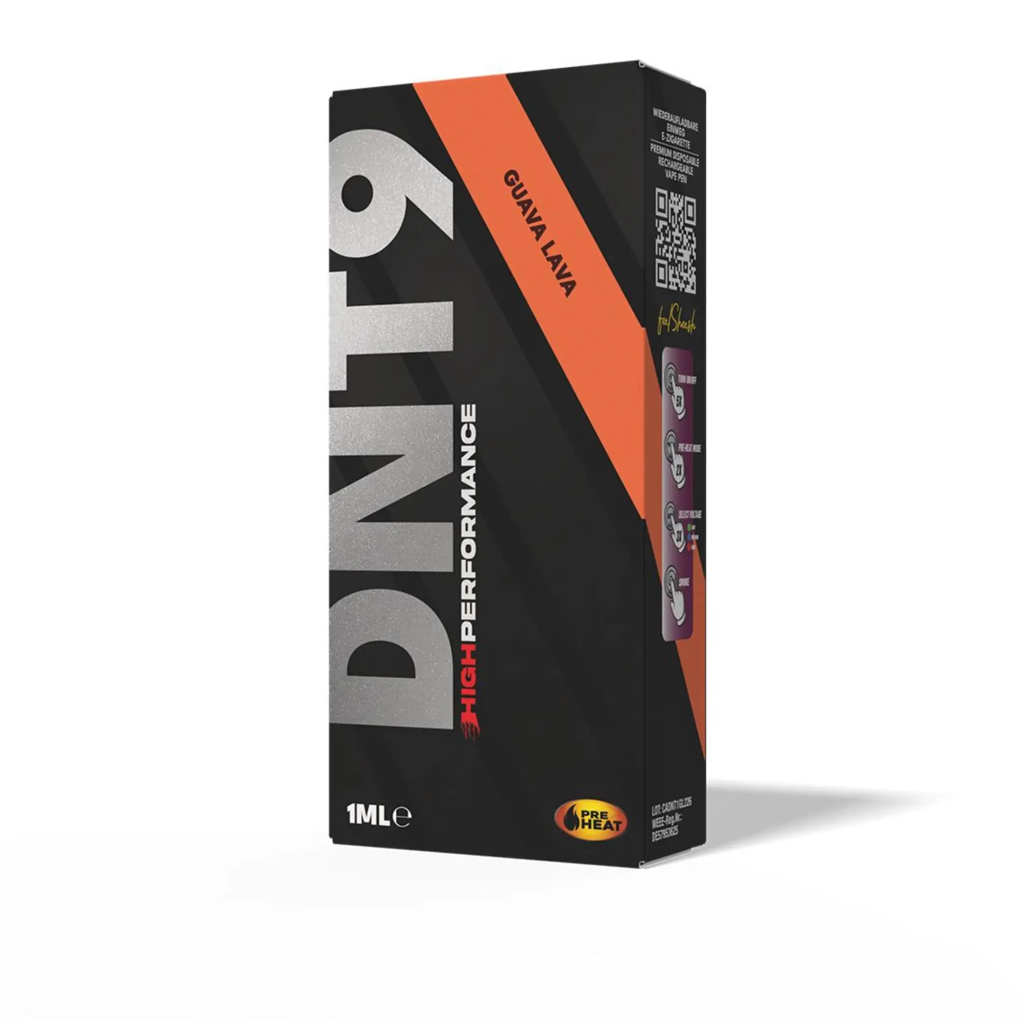 High Performance - DNT-9 Vape Guava Lava 1ml