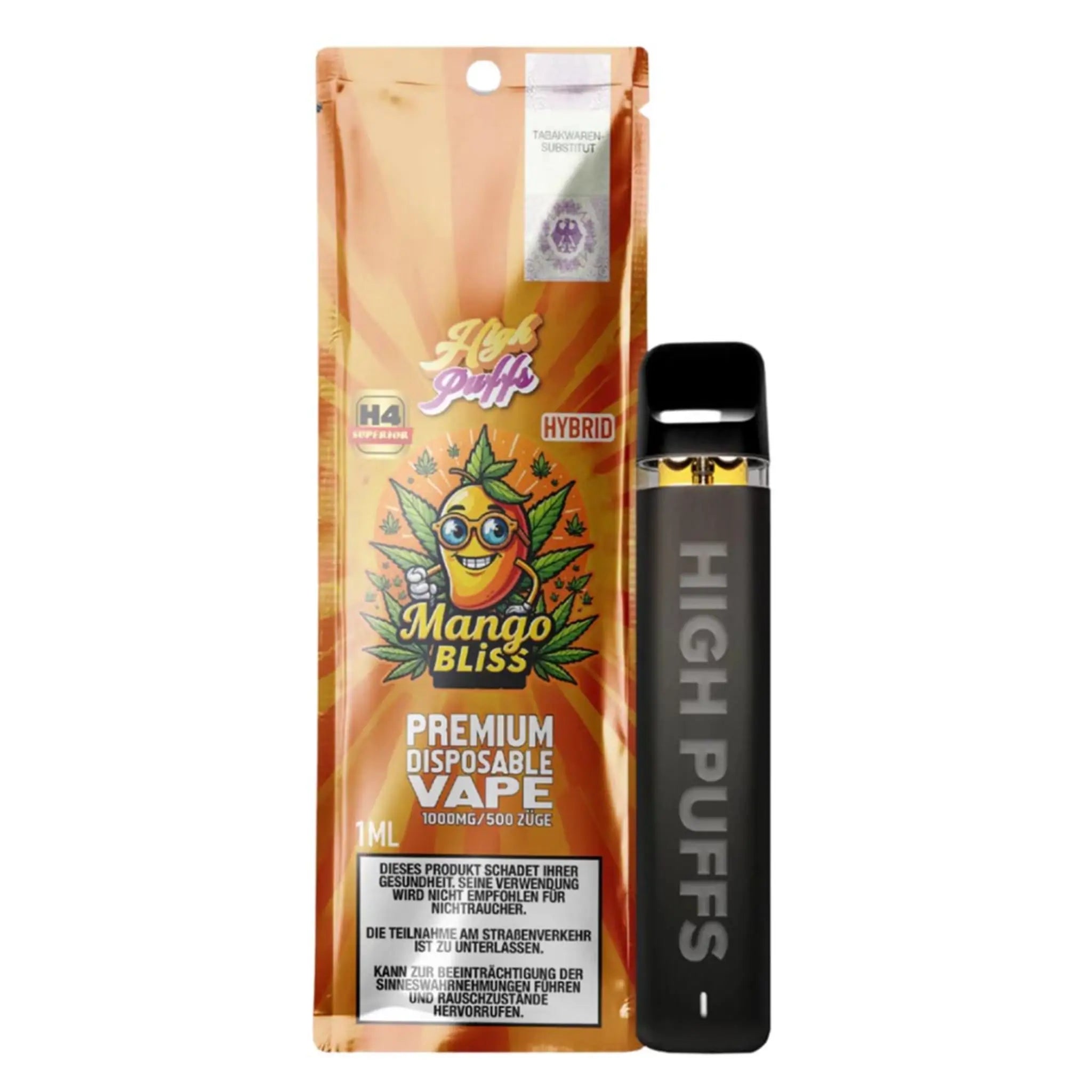 High Puffs h4 Superior Vape Mango Bliss