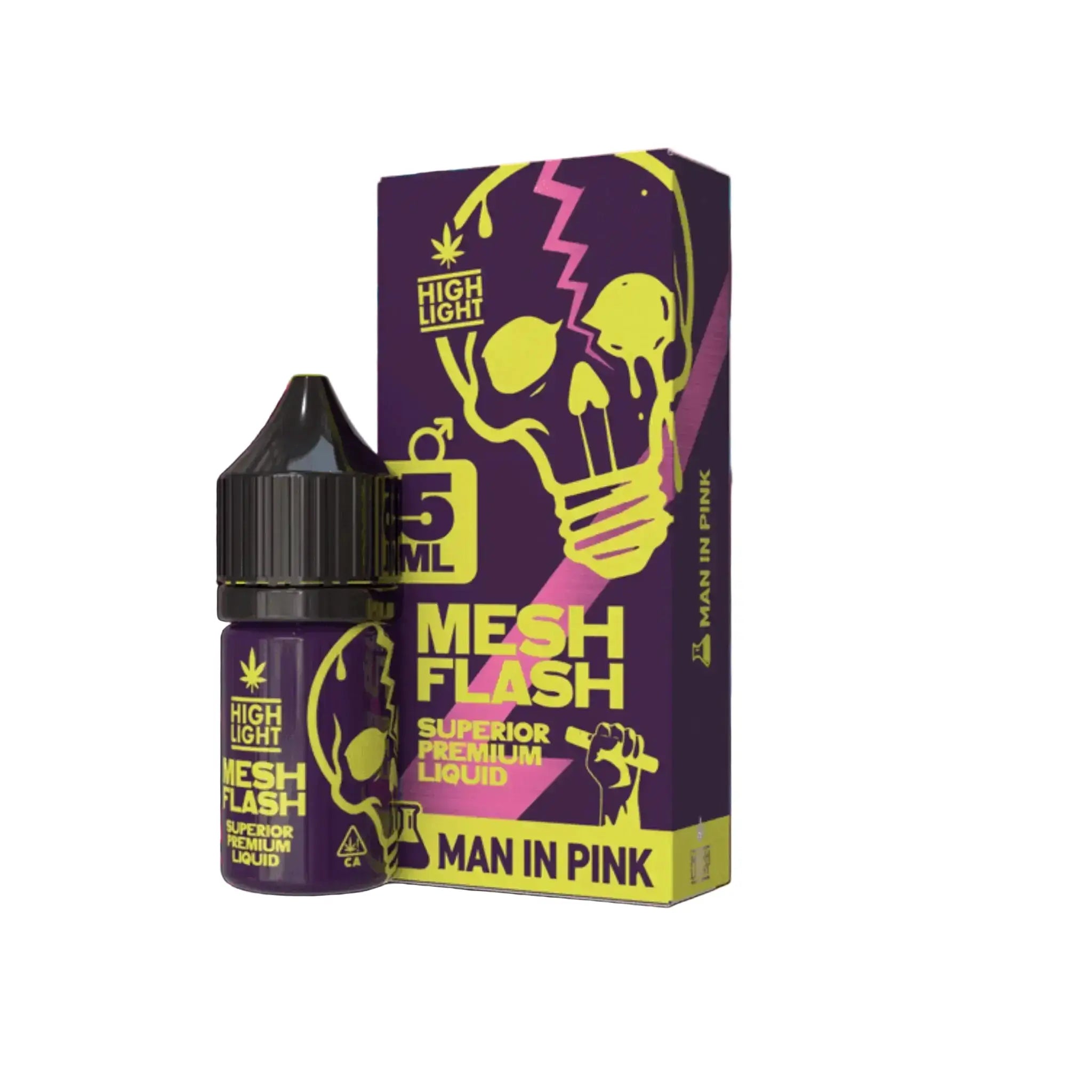 Mesh Flash Superior Liquid Man in Pink
