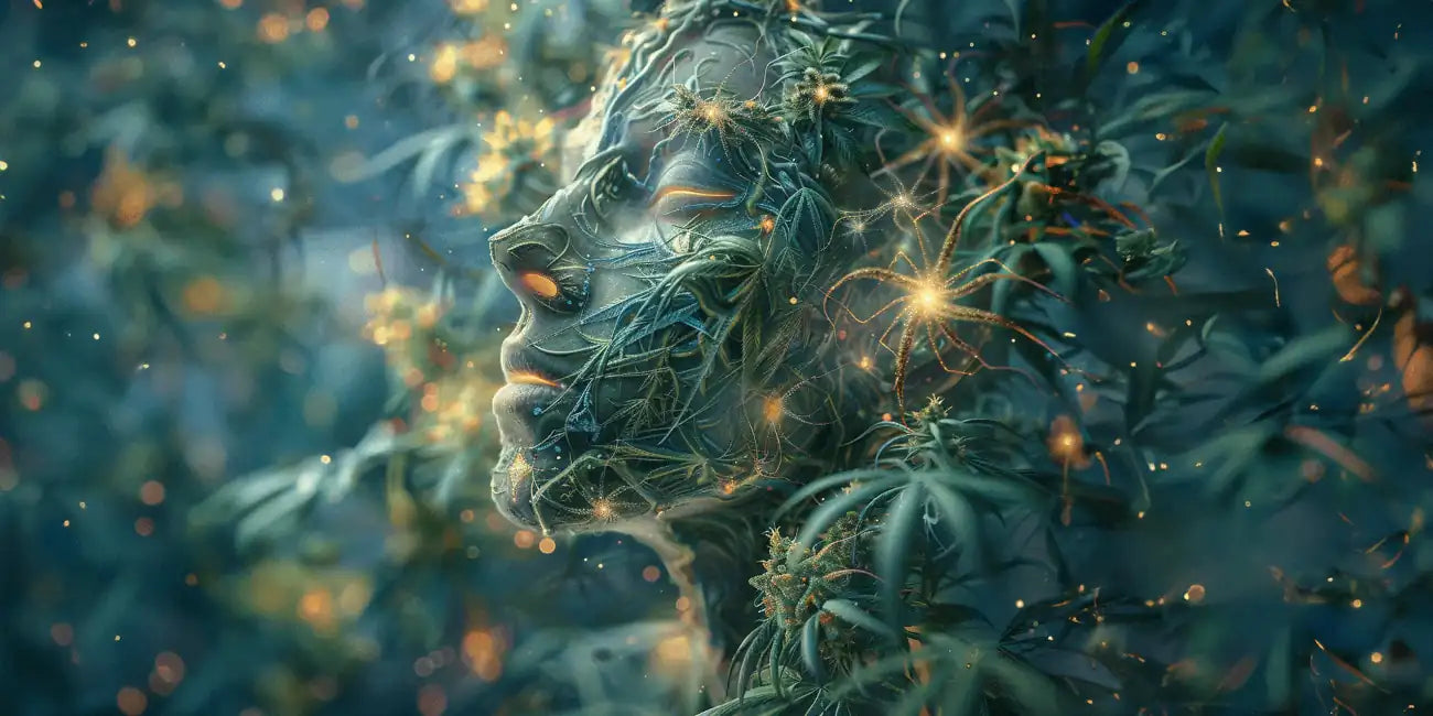 Das menschliche Endocannabinoid System|“Endocannabinoidsystem mit CB1- und CB2 Rezeptoren“|||||