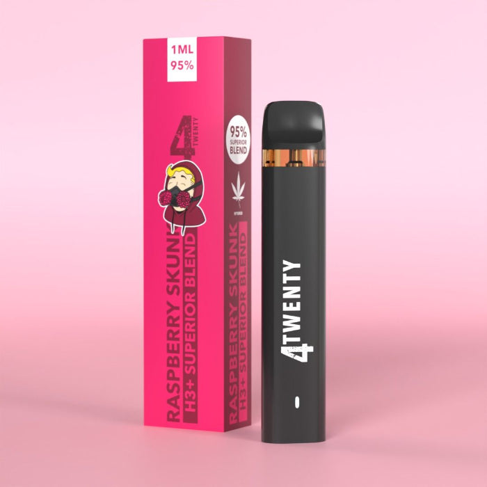 4Twenty H3 Superior Blend Vape - Raspberry Skunk 1ml