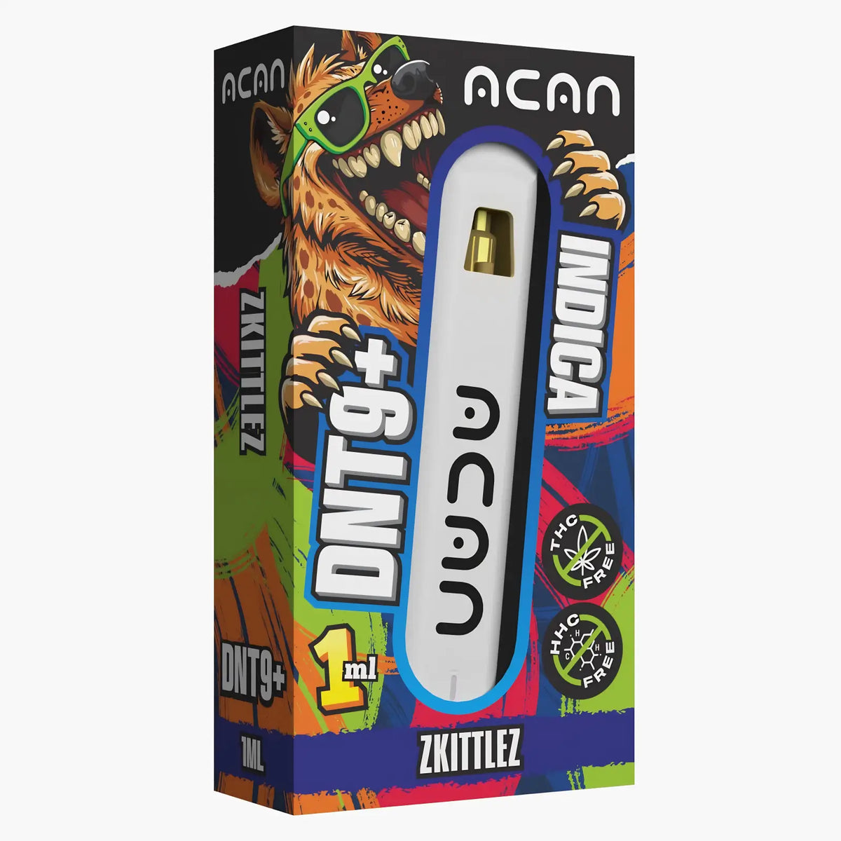 ACAN DNT-9+ Einweg Vape - Zkittlez 1ml