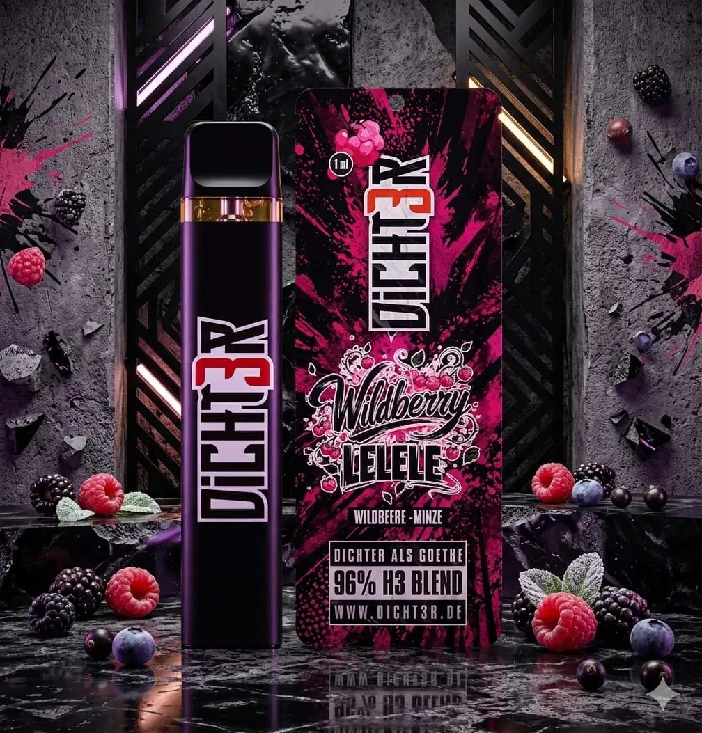 Dichter H3 Superior Vapes 96% Blend - Wildberry Lelele 1ml