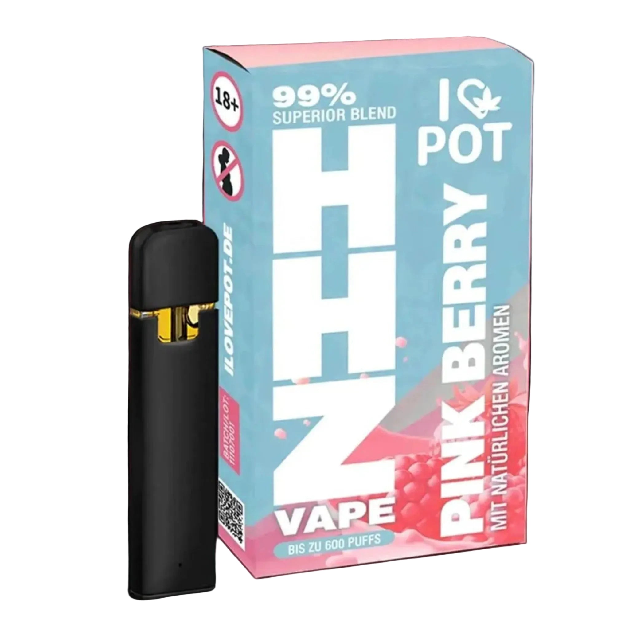 I Love Pot HHZ Vape - Pink Berry