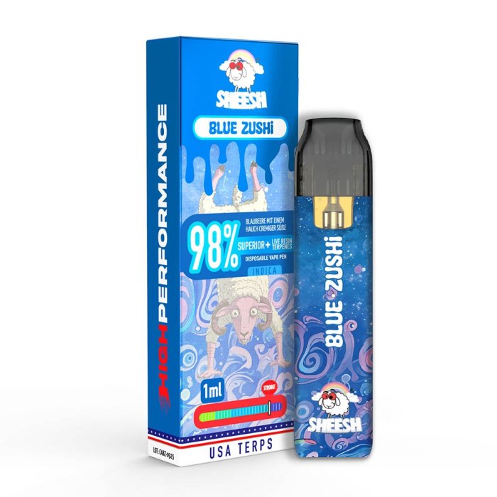 Sheesh - Superior Vape - Blue Zushi 1ml