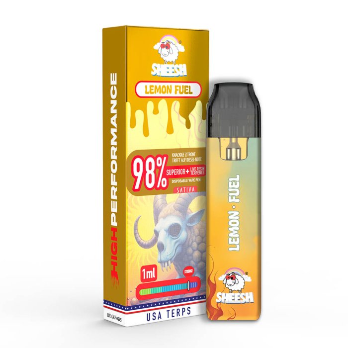 Superior Vape von Sheesh - Lemon Fuel 1ml