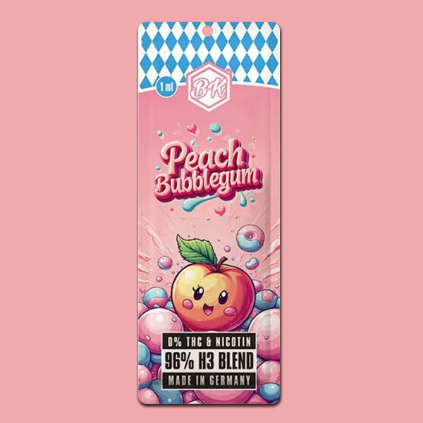 Bavarian Krauts H3 Blend Vape - Peach Bubblegum 1ml AKTION