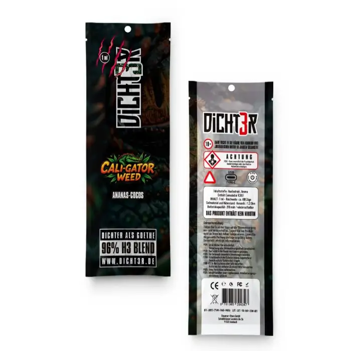 Dicht3r H3 Superior Vapes 96% Blend Cali-Gator Weed AKTION