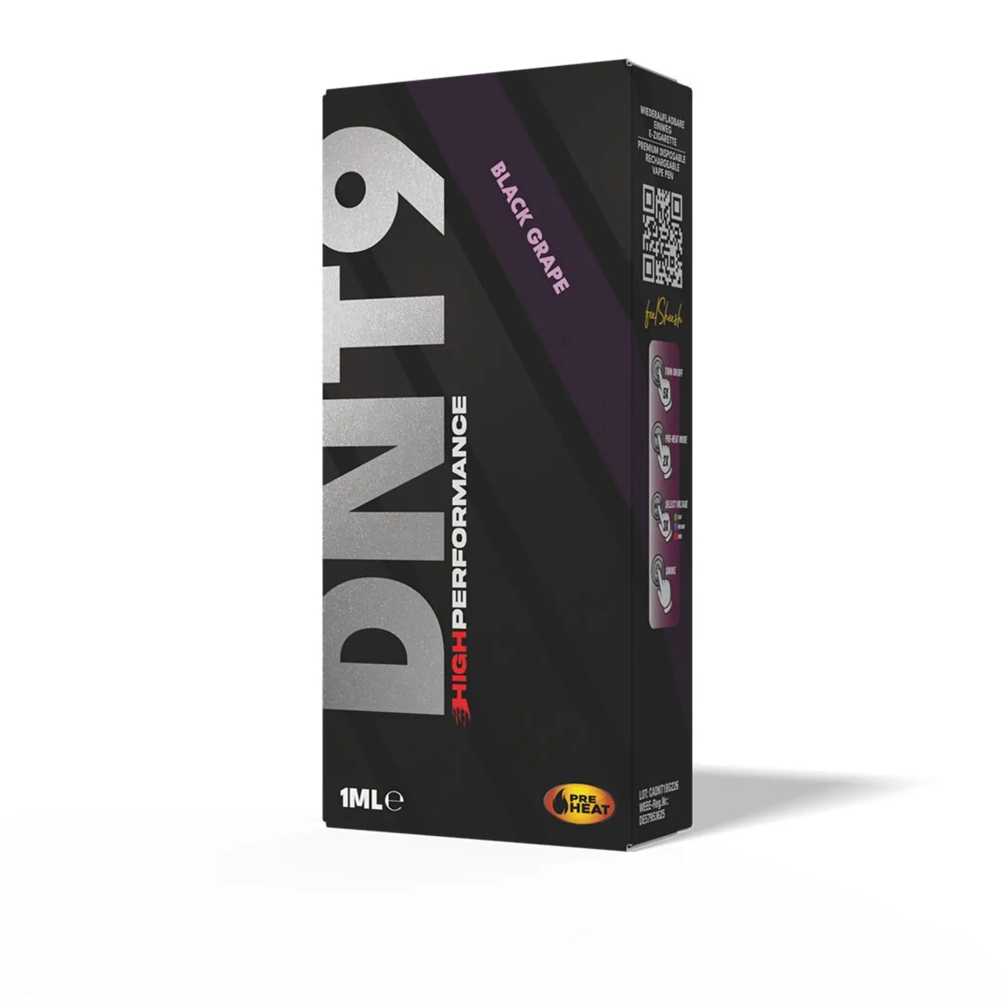 High Performance - DNT-9 Vape Black Grape 1ml