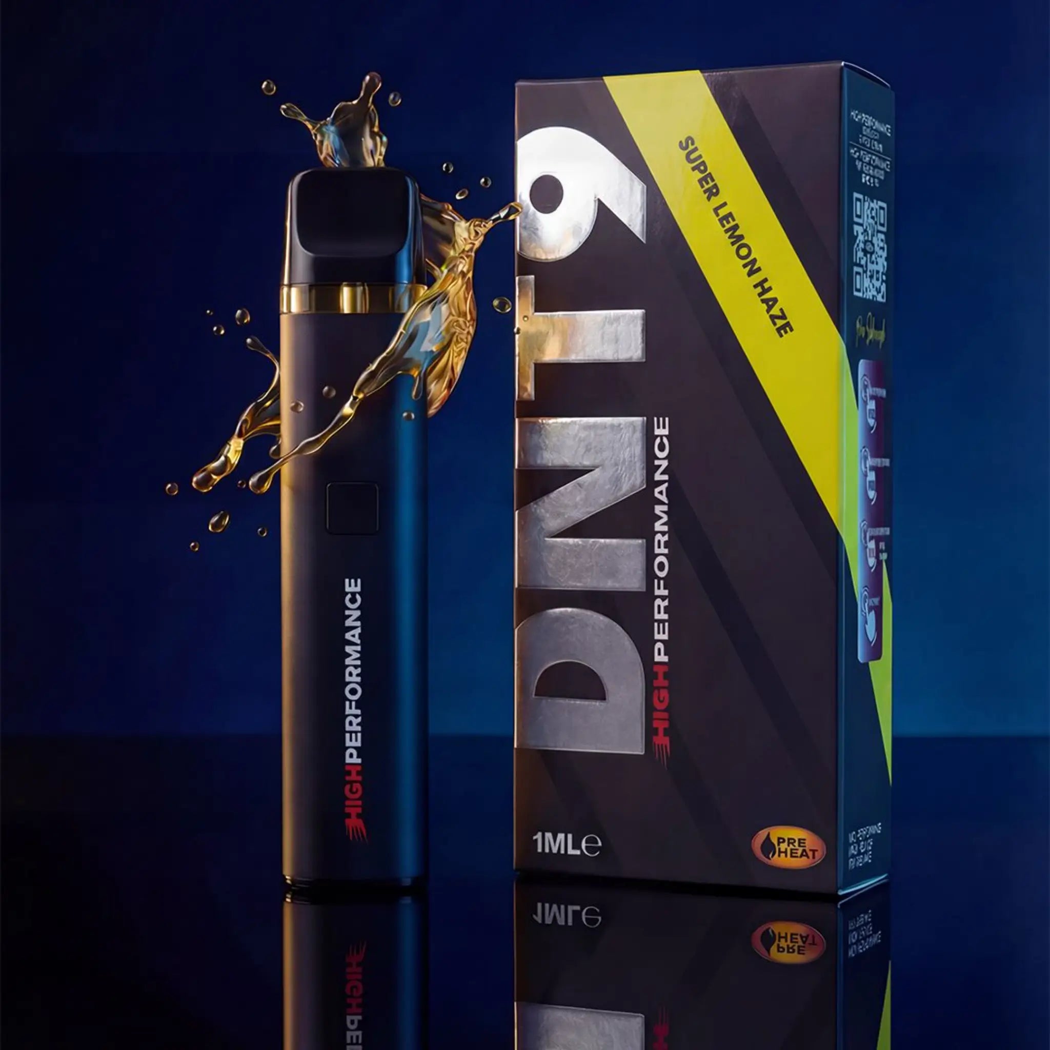 high performance dnt 9 vape super lemon haze 1ml