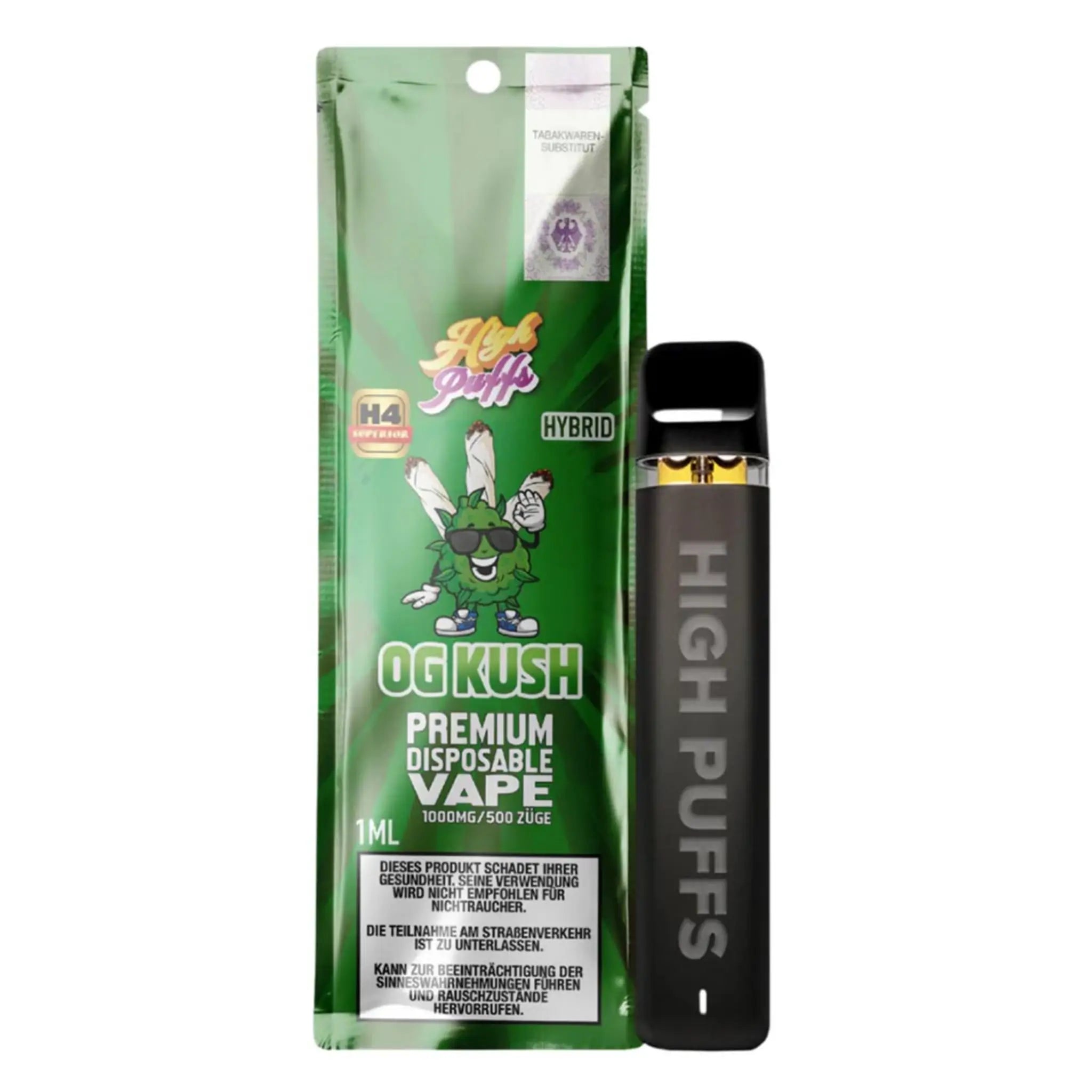 high puffs h4 superior vape og kush 1ml