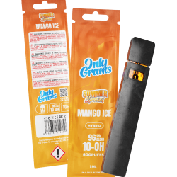 Only Grams 96% 10-OH Blend Vape - Mango Ice
