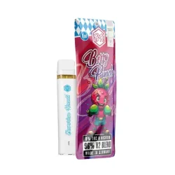 Bavarian Krauts H2 96% Vape - Berry Krauts, 1 ml Einweg-Vape mit fruchtigem Beerenaroma, THC- und nikotinfrei, hergestellt in Deutschland