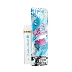 Bavarian Krauts H2 96 % Vape – Iced Bonbon, 1 ml Einweg-Vape mit erfrischendem Bonbon-Geschmack, THC- und nikotinfrei, hergestellt in Deutschland.