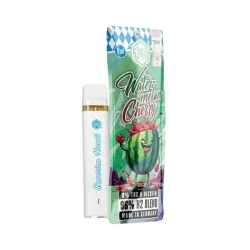 Bavarian Krauts H2 96 % Vape – Watermelon Cherry, 1 ml Einweg-Vape mit Wassermelonen-Kirsch-Geschmack, THC- und nikotinfrei, hergestellt in Deutschland